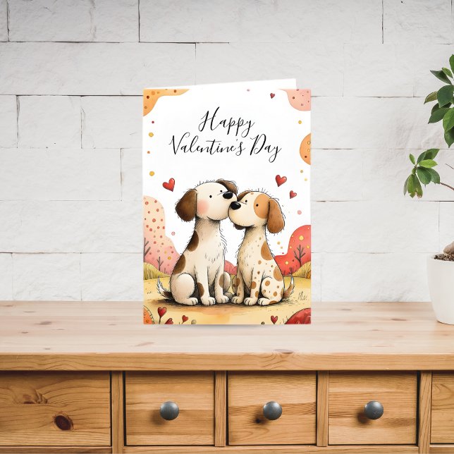 Cute Valentine’s Dog Card (Creator Uploaded)
