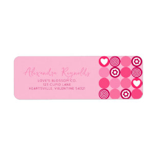 Cute Valentine’s Galentine’s Day Pink Heart Flower