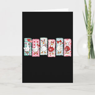 Cute Valentine Silly Goose Coquette Just A Lovely Card