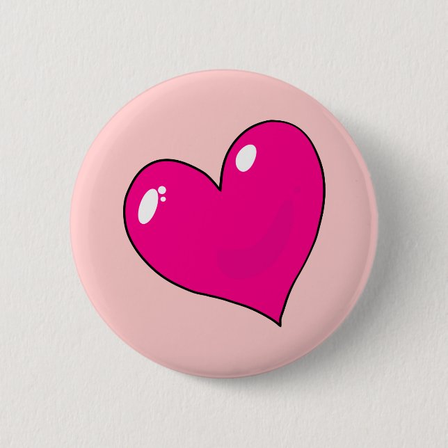 Cute Valentines 6 Cm Round Badge (Front)