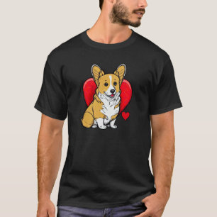 Cute Valentines Corgi Cool Pembroke Welsh Corgi 1 T-Shirt