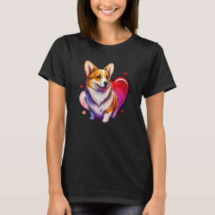 Cute Valentines Corgi Cool Pembroke Welsh Corgi 1 T-Shirt