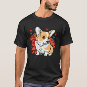 Cute Valentines Corgi Cool Pembroke Welsh Corgi 2 T-Shirt