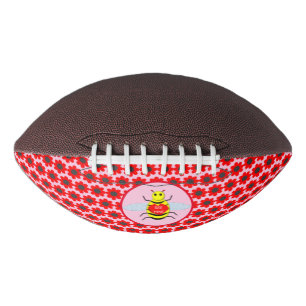 Cute Valentines Day Bee American Football