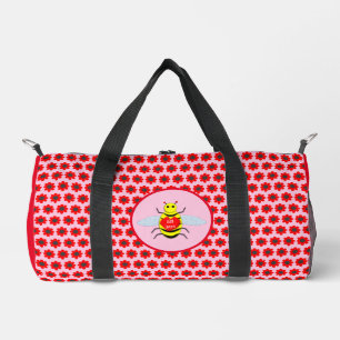 Cute Valentines Day Bee Duffle Bag