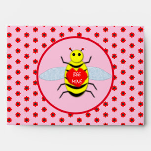 Cute Valentines Day Bee Envelope