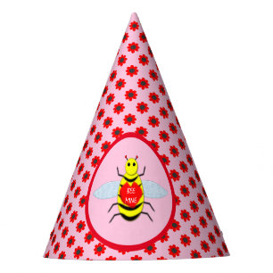 Cute Valentines Day Bee Party Hat
