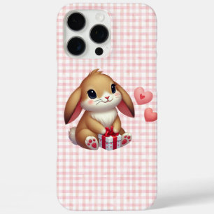 Cute Valentine's Day bunny rabbit  iPhone 16 Pro Max Case