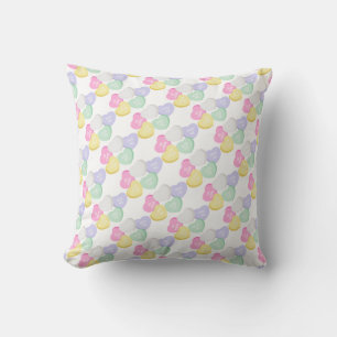 Cute Valentines Day Candy Hearts Cushion