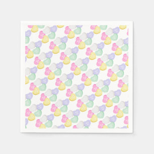 Cute Valentines Day Candy Hearts Napkin