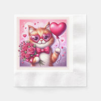 Cute Valentine's day cat/kitten