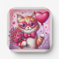 Cute Valentine's day cat/kitten