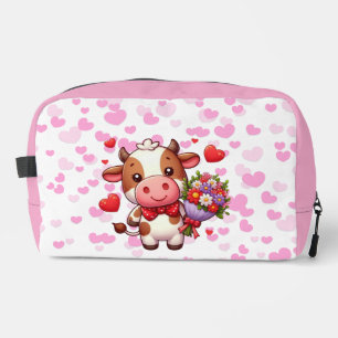 Cute Valentine's day cow Dopp Kit