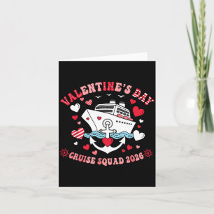 Cute Valentines Day Cruise 2026 Matching Cruise Fo Card