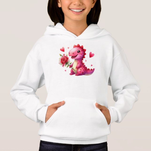 Cute Valentine's day dinosaur (Front)