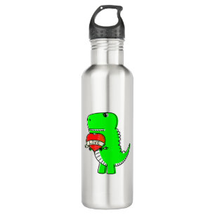 Cute Valentines Day Dinosaur 710 Ml Water Bottle