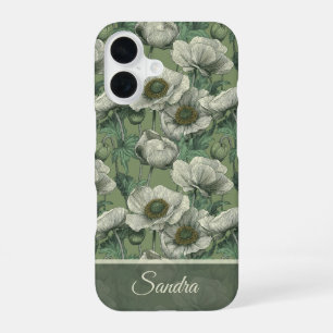 Cute Valentine'S Day Gift Anemones Floral Custom iPhone 16 Case