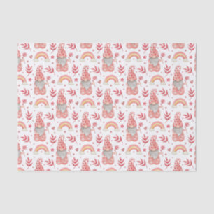 Cute Valentine's Day Gnomes Tissue Paper