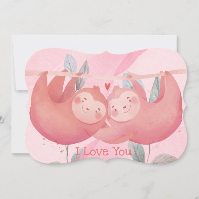 Cute Valentine's Day Holiday Card (Front)