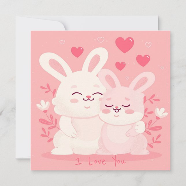 Cute Valentine's Day Holiday Card (Front)
