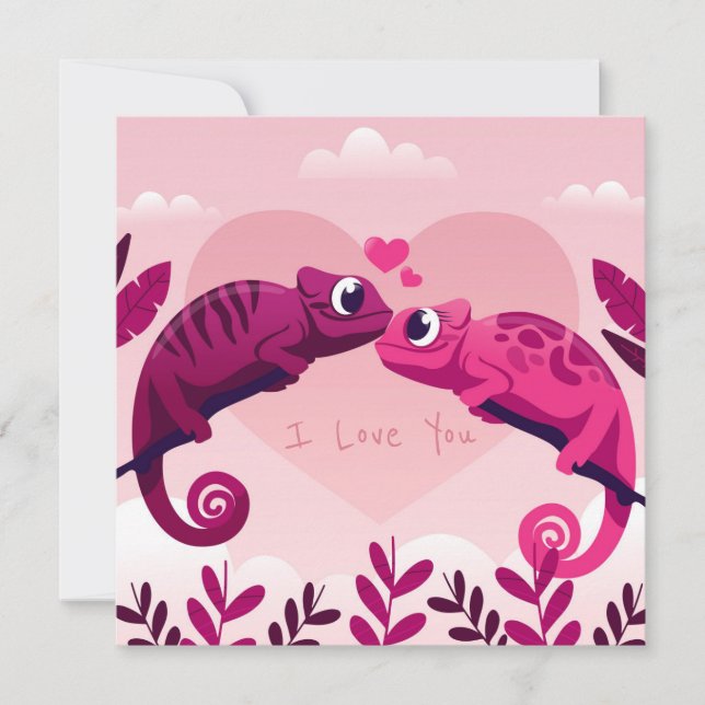 Cute Valentine's Day Holiday Card (Front)