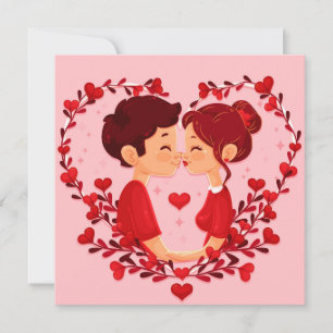 Cute Valentine's Day Holiday Card
