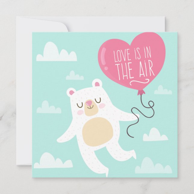 Cute Valentine's Day Holiday Card (Front)