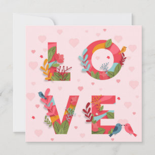 Cute Valentine's Day Holiday Card
