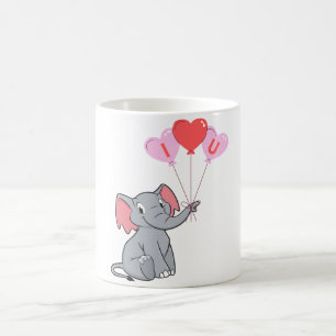 cute Valentine's Day I love you heart Coffee Mug