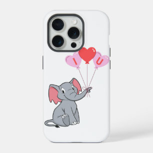 cute Valentine's Day I love you heart iPhone 15 Pro Case