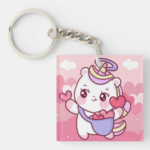 Cute Valentine's Day Key Ring