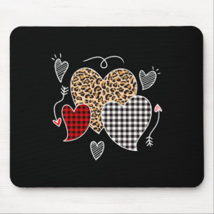 Cute Valentines Day Love Hearts Girls Kids Teens  Mouse Mat