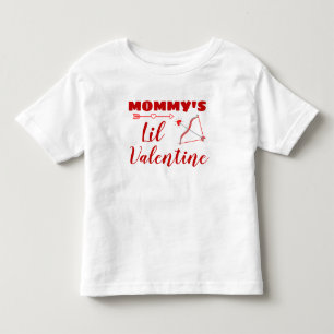 cute valentine's day mummy's little valentine toddler T-Shirt