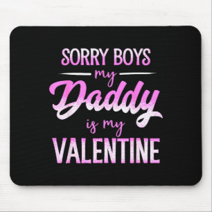Cute Valentines Day Shirt For Girls Valentines Day Mouse Mat