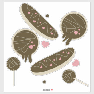 Cute Valentines Day Sweets Doughnut Bakery