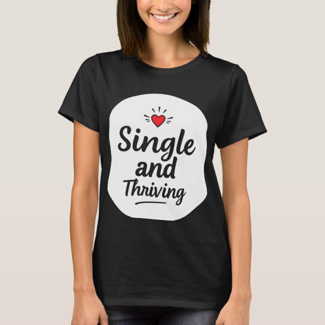 Cute Valentine's Day T-Shirt For Teens & Adults (Front)
