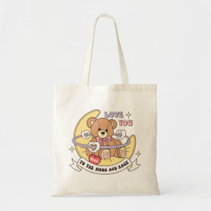 Cute Valentine's Day Teddy Bear Tote Bag