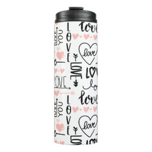 Cute Valentine's Day Thermal Tumbler