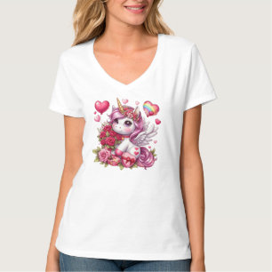 Cute Valentine's day unicorn T-Shirt