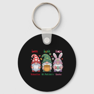 Cute Valentines St Patrick Easter Holidays Garden Key Ring