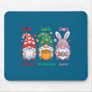 Cute valentines st patrick easter holidays garden mouse mat