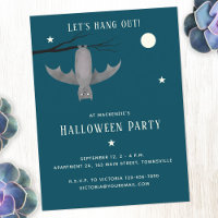 Cute Vampire Bat Halloween Party