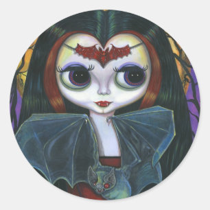 Cute Vampire Doll Sticker