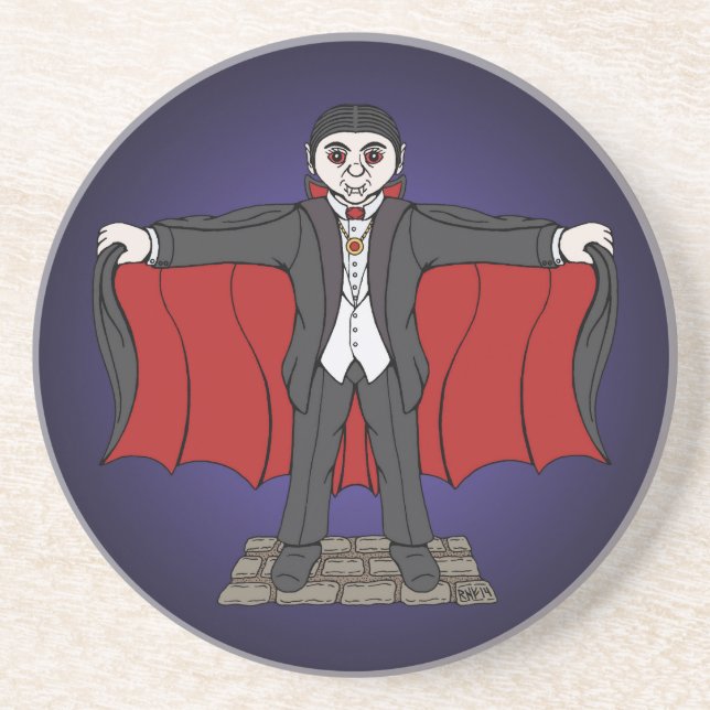 Cute Vampire/Dracula Coaster (Front)