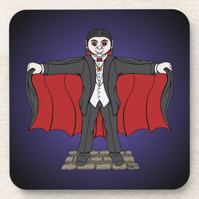 Cute Vampire/Dracula Coaster (Front)