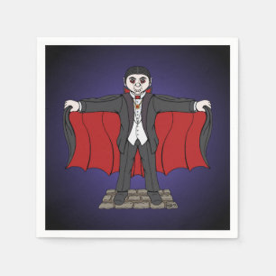 Cute Vampire/Dracula Napkin
