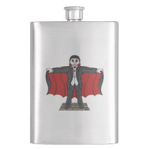 Cute Vampire Hip Flask