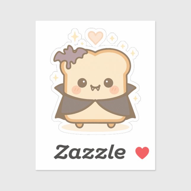 Cute Vampire Toast (Sheet)