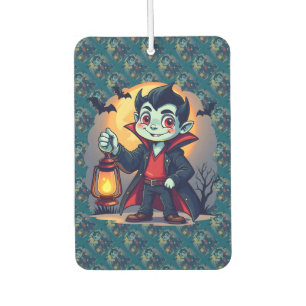 Cute Vampire with Lantern Kawaii Halloween Car Air Freshener