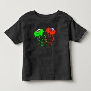 Cute Vector Cartoon Jellyfish Toddler T-Shirt